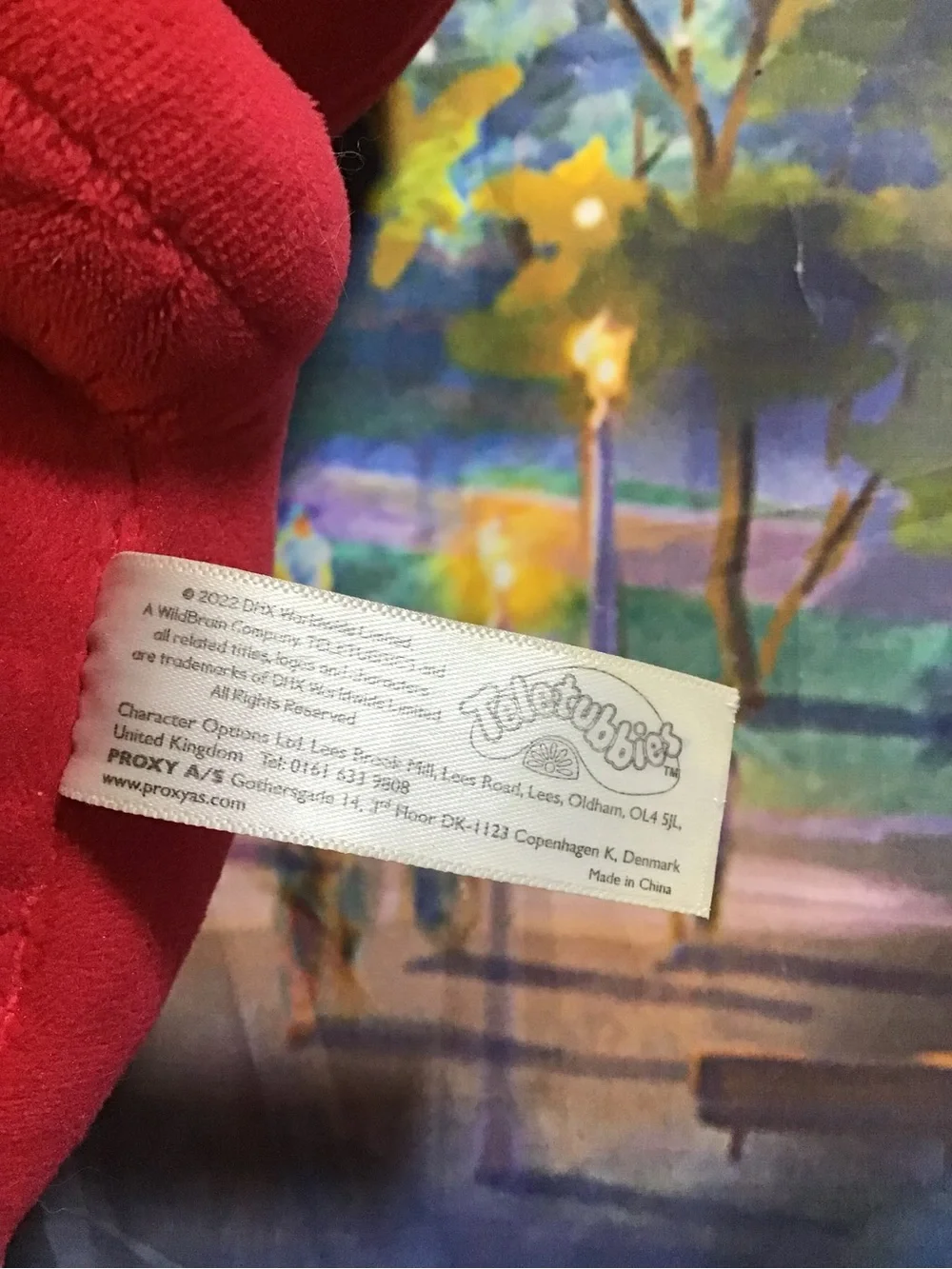Teletubbies 2022 PO red plush -Preowned
